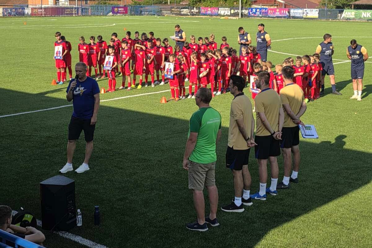 Kamp Barcelone održava se u Močilama u suradnji sa Školom nogometa Grada Koprivnice