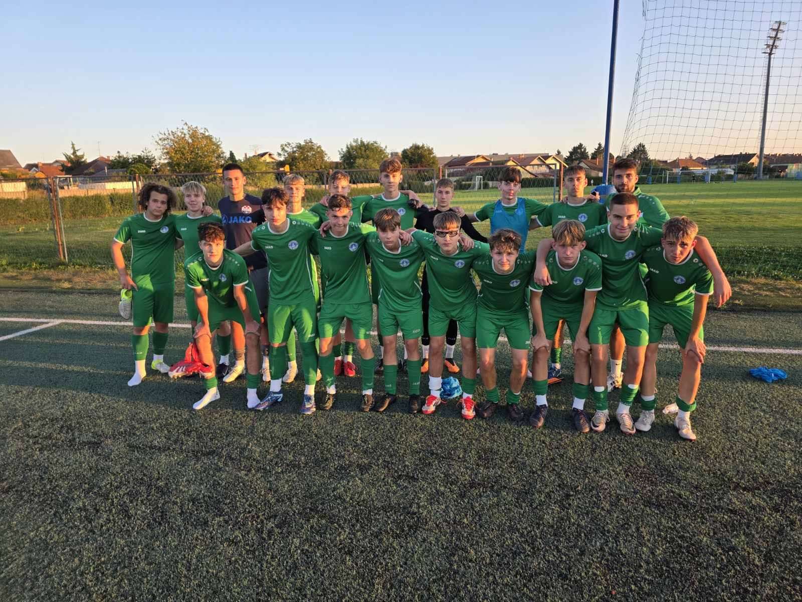 Mladići odigrali dvije utakmice protiv Slavena